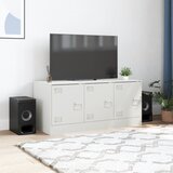  TV ormarić bijeli 99 x 39 x 44 cm čelični Bijela | Shoptok.si