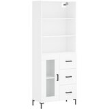 Maison Chic Visoka omara - Komoda - Predalnik bela 69,5x34x180 cm inženirski les, (21721995) Cene