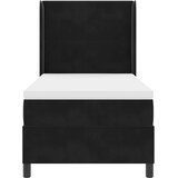  Krevet s opruga kutije s uzglavljem Crna 80 x 200 cm Baršun | shoptok.hr
