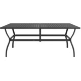  Vrtna garnitura - 7-dijelni vrtni blagovaonski set od tekstilena i čelika - Dužina stola 190 cm 6 | shoptok.hr