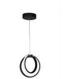 VISILICA Črna kovinska LED viseča svetilka ø 25 cm Sezen – | Shoptok.si