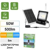 Aigostar LED solarni reflektor LED/50W/3,2V 1200mAh 3000K/4000K/6500K IP66 + daljinski upravljač | Eponuda.com