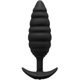 b-Vibe Twist Uniquely Textured Silicone Vibrating Plug Black Cijene