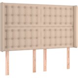  box spring madrac LED cappuccino 140x190cm umjetna koža | shoptok.hr