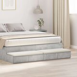  Noćni ormarići Betonski sivi Konstruirano drvo 160 x 36.5 x 16.5 cm | shoptok.hr