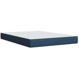  Krevet s oprugama i madracem plavi 160x200 cm od tkanine | shoptok.hr