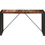  Blagovaonski stol od masivnog obnovljenog drva 140 x 70 x 75 cm | shoptok.hr