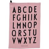 Design Letters ružičasta pamučna kuhinjska krpa Alphabet, 40 x 60 cm Cijene