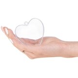 Prozirno srce od akrila 7 cm | shoptok.hr