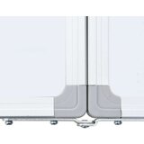  Magnetna bijela ploča sklopiva 80 x 80 x 1 7 cm aluminijska | shoptok.hr