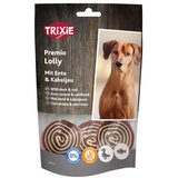 Trixie Priboljšek Premio Lolly z raco s polenovke 11 cm 80 g Cene