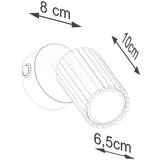 Nice Lamps Črna stenska svetilka Gleam – | Shoptok.si