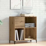 Ormarić za ploče Artisan hrast 84,5x38x89 cm izrađeno drvo | shoptok.hr