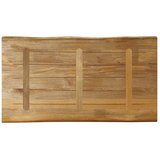 Stolna ploča sa živi rub 110x60x2,5cm masivno grubo drvo manga | shoptok.hr