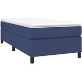  Krevet s oprugama i madracem plavi 90 x 200 cm od tkanine | shoptok.hr