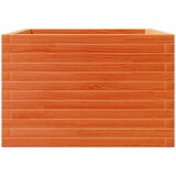  Vrtna sadilica voštano smeđa 70x70x45,5 cm masivna borovina | Eponuda.ba