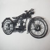WALLXPERT APT222LS Zidna dekoracija Cafe Racer, 100x47cm, Crna | ePonuda.com