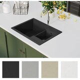  Kuhinjski sudoper s dvije kadice crni granitni | shoptok.hr