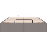 vidaXL Otomanski okvir kreveta bez madraca smeđesivi 120x190cm tkanine | shoptok.hr