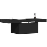  Stolić za kavu crni 80 x 55 x 40 cm od konstruiranog drva | shoptok.hr