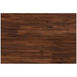  120 x 70 x 75 cm Čvrsto drvo akacije Tamno smeđa i bijela | shoptok.hr