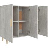  Komoda siva boja betona 90x34x80 cm od konstruiranog drva | shoptok.hr