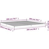  Posteljni okvir 200x200 cm trdna borovina, (20726828) | Shoptok.si