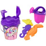  Set za igru u pijesku - kanta, lopata, grablje, kanta za zalijevanje, - ljubičasti jednorog | shoptok.hr