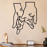 Wallity Zidna dekoracija Pinky Love, 58x76cm, Crna Cene