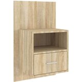  Stenske nočne omarice 2 kosa sonoma hrast, (20809087) | Shoptok.si