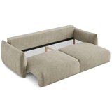 Makamii Bež sklopiva sofa od šenila 230 cm Leila – | shoptok.hr