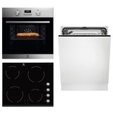 Electrolux ugradni set EOH3H00BX+EHF6140FOK+EEA17110L