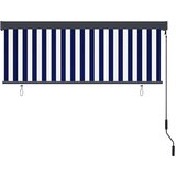 vidaXL Vanjska Roleta Prugasti Plava i bijela 180 x 250 cm tkanina | shoptok.hr