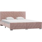 vidaXL Okvir za krevet ružičasti baršunasti 160 x 200 cm Cijene