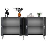 Hanah home komoda arno KB150 anthracite silver | ePonuda.com