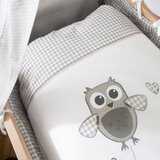 Roba Zibelka iz masivne bukve na koleščkih/z ogrodjem za baldahin 40x90 cm v naravni barvi Adam and Owl – | Shoptok.si