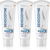 Sensodyne Rapid Whitening zobna pasta za beljenje zob za občutljive zobe 3x75 ml | Shoptok.si