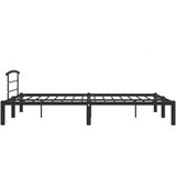  Za krevet crni metalni 140 x 200 cm | shoptok.hr