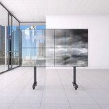  Profesionalno robustno predstavitveno stojalo za 4 televizorje HS-2B2 | Shoptok.si