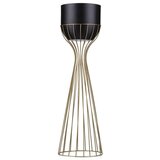 Metalna saksija LOFT 68x20 cm zlatna/crna | Eponuda.com