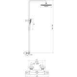 Ravak X070099 termo termostatska armatura s tuš setom | Shoptok.si