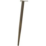  Noge za konzolni stol konusnog oblika 4 kom prirodni čelik 72-73 cm čelik | shoptok.hr