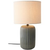 Ellos Home Siva/bež tekstilna namizna svetilka (višina 36 cm) Mizu – | Shoptok.si