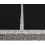 Poli Vrtni blagovaonski stol sivi 200 x 150 x 74 cm od poliratana | shoptok.hr