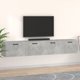 Zidni ormarići 2 kom boja siva betona 100x36,5x35 cm drveni | shoptok.hr