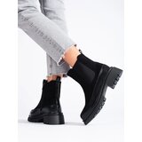 VINCEZA black suede Chelsea boots | shoptok.hr