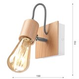  Zidna svetiljka GUSTAVO 1xE27/60W/230V | Eponuda.com