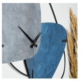 Wallity Brazil - Grey BlueGrey Decorative Wall Clock | Eponuda.ba
