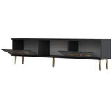 Hanah home TV ormarić kupola, 150x40,6x29,6 cm, antracit-zlatna | Eponuda.ba