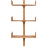 House Nordic Večnivojska bambusova polica v naravni barvi 50 cm Villa – Cene